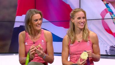 Heather Stanning and Helen Glover