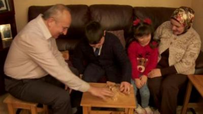 Syrian family living in Northern Ireland