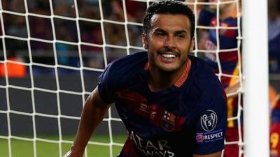 Barcelona forward Pedro