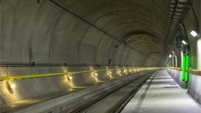 Gotthard railway tunnel