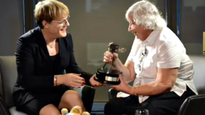 Jill Stidever recalls winning the 2014 Unsung Hero award