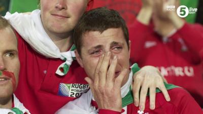 Emotional Wales rugby fans