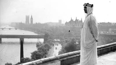 Saudi man in London in 1937