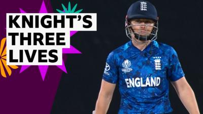 England's Heather Knight