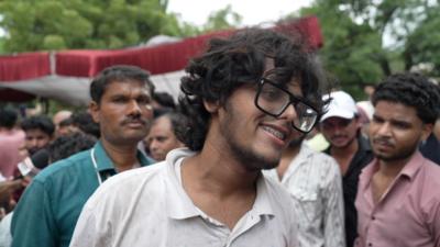 young man smiling