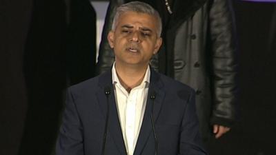 London Mayor Sadiq Khan