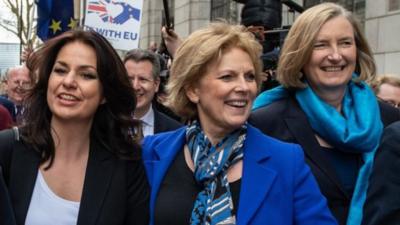 Anna Soubry, Sarah Wollaston and Heidi Allen