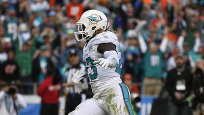 Jay Ajayi of Miami Dolphins