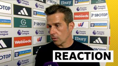 Marco Silva reacts to home defeat by Brentford