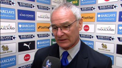 Leicester City manager Claudio Ranieri