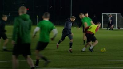 St Joseph's AFC training