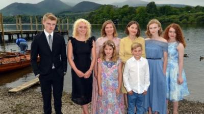 The cast of the new Swallows and Amazons film