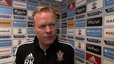 Southampton boss Ronald Koeman