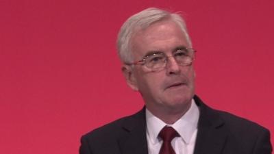 John McDonnell at Labour conference