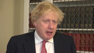 Boris Johnson talks about sanctions against Russia