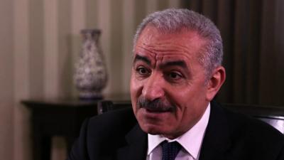 Palestinian Prime Minister Mohammad Shtayyeh speaks to the BBC