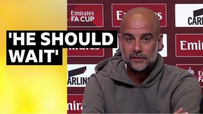 Pep Guardiola: Man City boss hits back at Uefa president