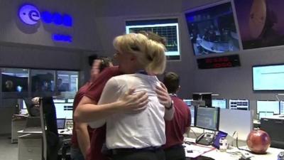 The European Space Agency control room