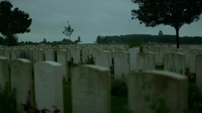 Battle of Somme gravestones