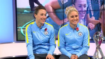 Lucy Bronze and Steph Houghton