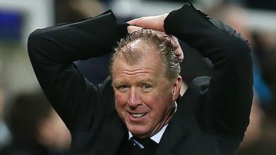 Newcastle boss Steve McClaren