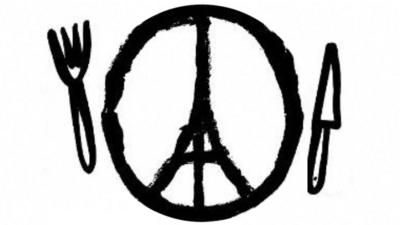 Paris logo with knife and fork