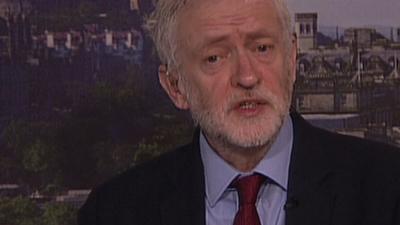 Jeremy Corbyn on Andrew Marr programme