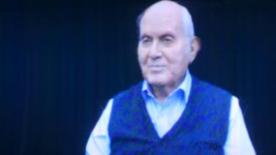 Holocaust survivor, Pinchas Gutter