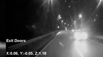 Footage showed drivers swerving to avoid William McLean on the East Kilbride Expressway