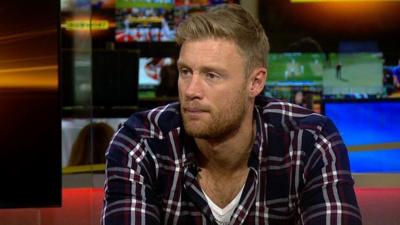 Former England all-rounder Andrew Flintoff