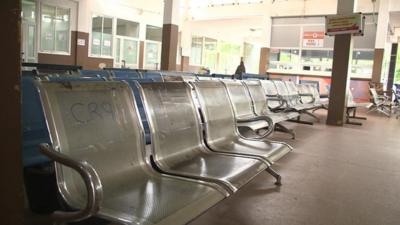 An empty waiting room