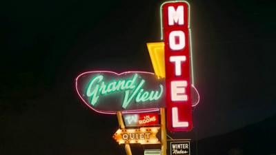 Disappearing neon motel signs in the US