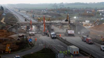 Bridge demolition