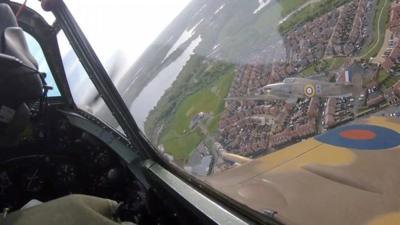 Captain Tom's RAF flypast