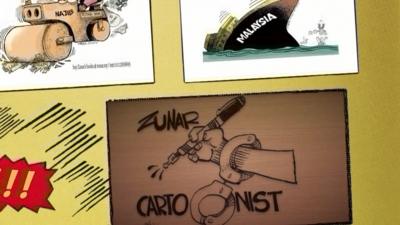 Illustration of Zunar cartoons