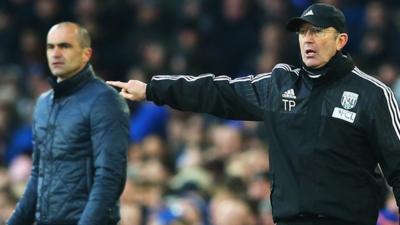 West Brom boss Tony Pulis