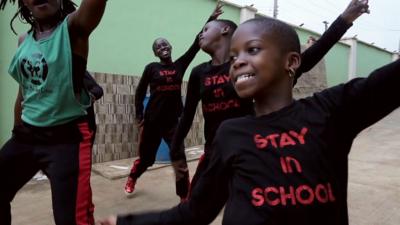 Dancers in Lagos.