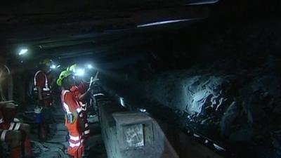 Miners at Kellingley