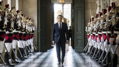 Emmanuel Macron in Versailles - 3 July 2017