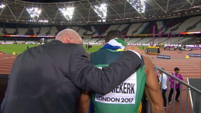 Phil Jones and Wayde van Niekerk