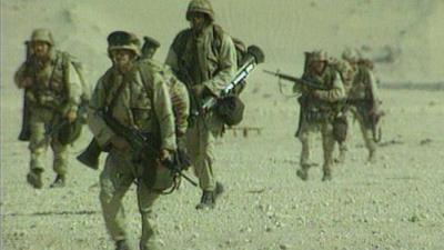 British soldiers during the Gulf War