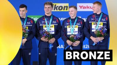 GB men's freestyle relay team