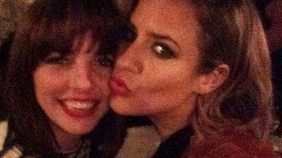 Caroline Flack and Ophelia Lovibond