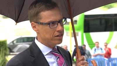 Finnish finance minister Alexander Stubb