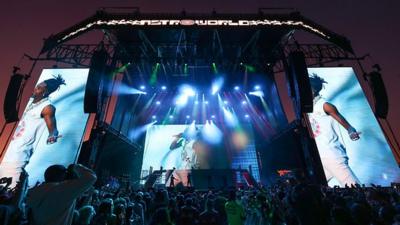 Stage during Astroworld Festival