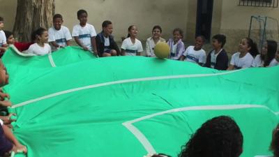 Children in Brazil playing