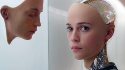 A still from the film Ex Machina