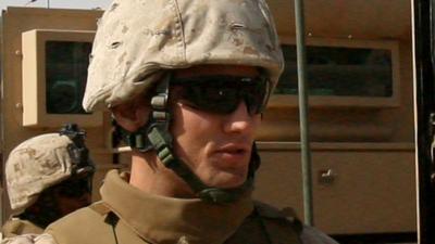 US marine Phil Klay in Iraq