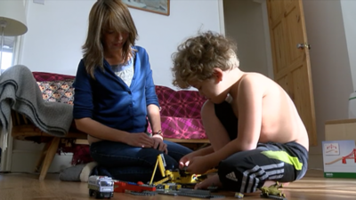 Rosie Keogh with son