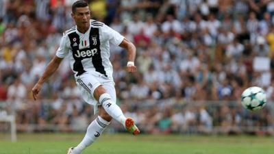 Watch: Ronaldo scores on Juve debut